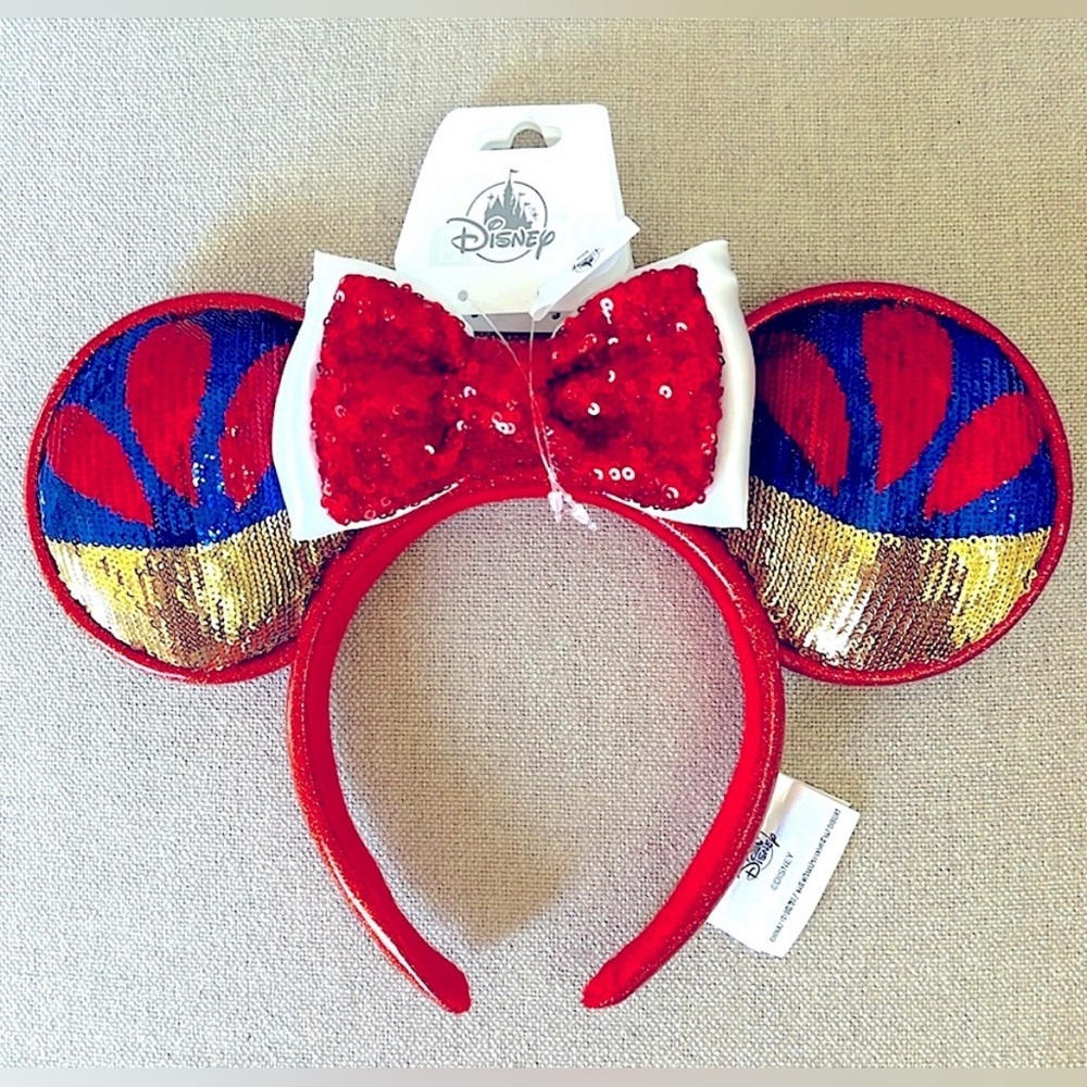 Disney Parks Snow White Minnie Mouse Mickey Ears Headband